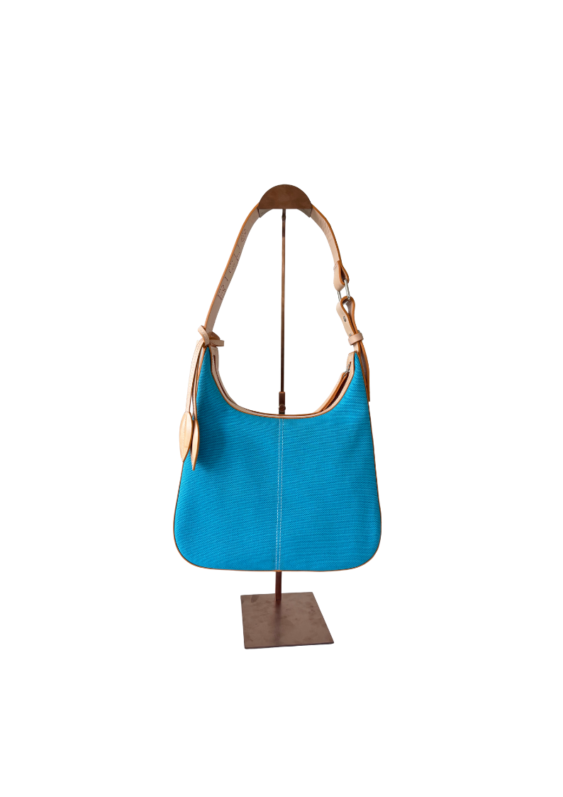 Bibiche Leather & Canvas - Turquoise Neutral