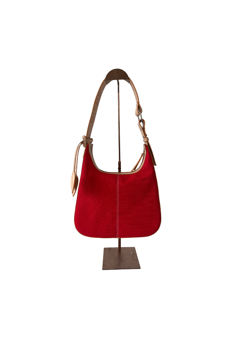 Bibiche Leather & Canvas - Red Natural
