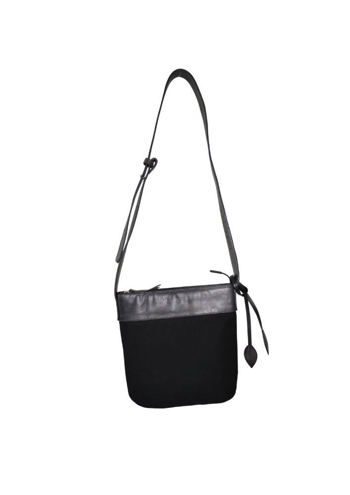 Joséphine Canvas & Leather - Black