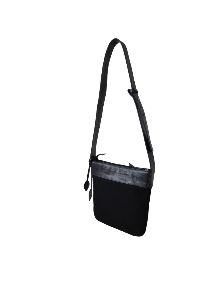 Joséphine Canvas & Leather - Black
