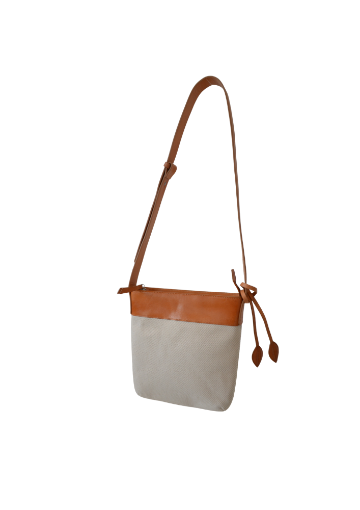 Joséphine Canvas & Leather - Natural White
