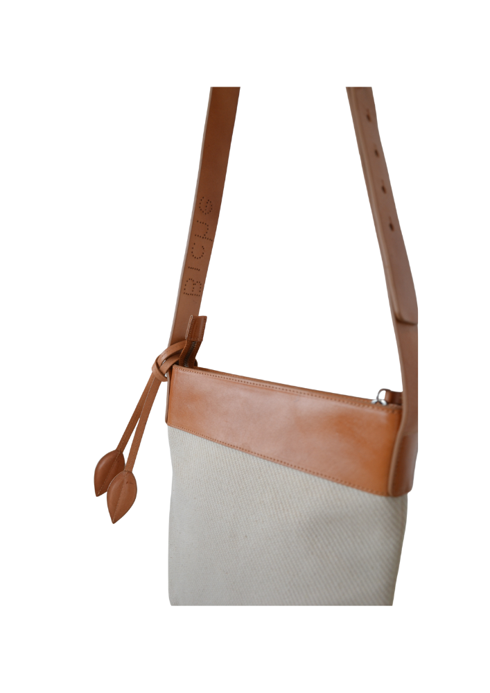 Joséphine Canvas & Leather - Natural White