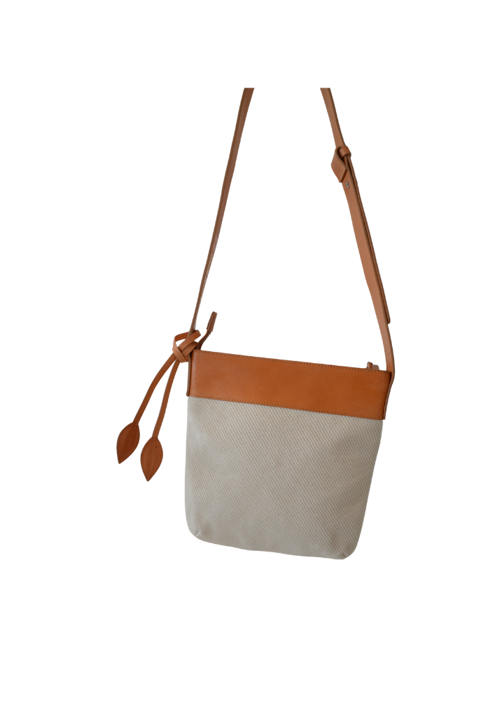 Joséphine Canvas & Leather - Natural White