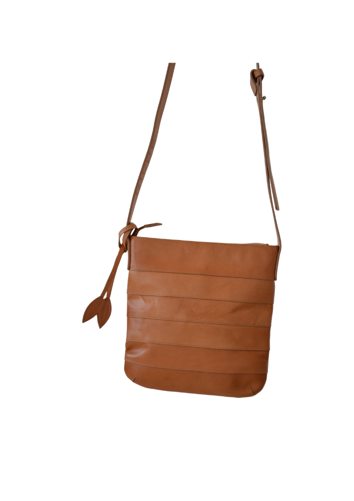 Joséphine Leather Striped - Brown