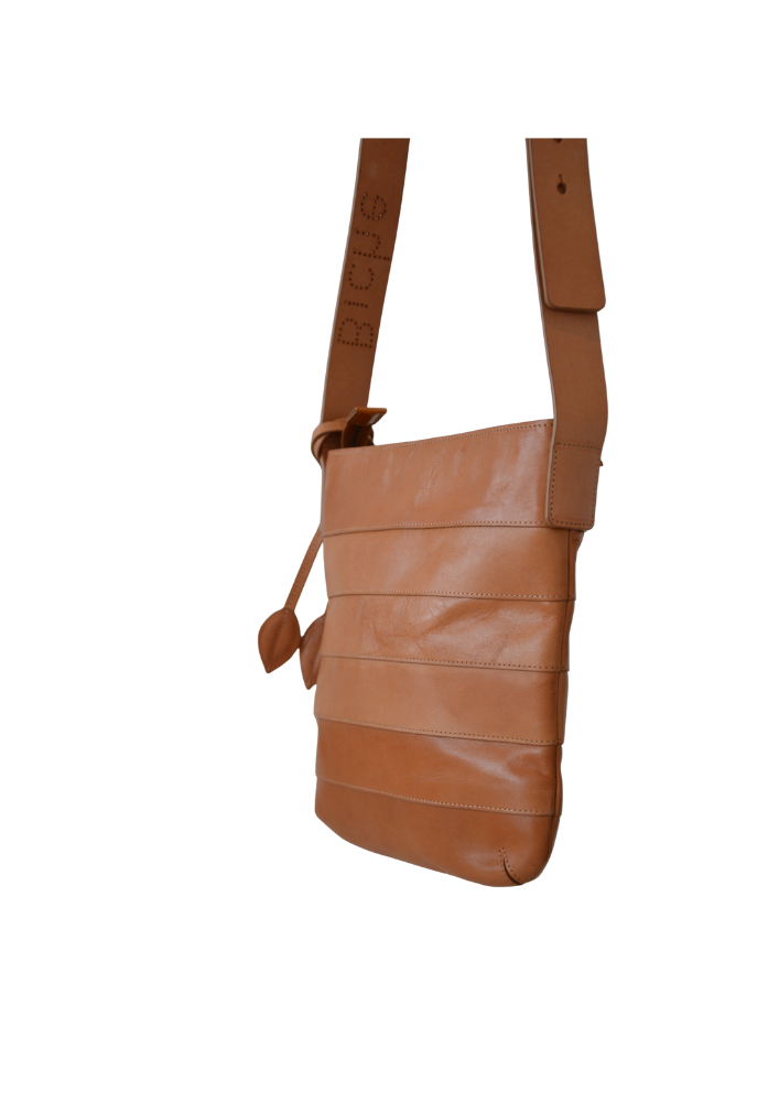 Joséphine Leather Striped - Brown