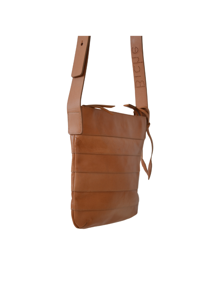Joséphine Leather Striped - Brown